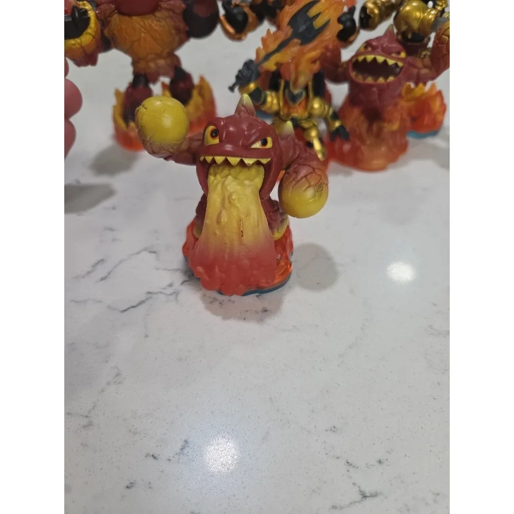 Skylanders Fire Element Figures Lot of 8